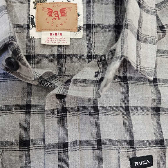 RVCA Gray Flannel 🩶 - Picture 2 of 7